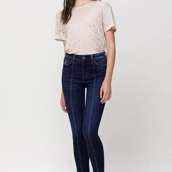 Janelle Stem Hemline Skinny Jean - Picture 9 of 12